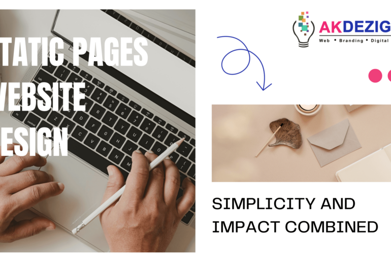 Static Pages Website Design Simplicity and Impact Combined