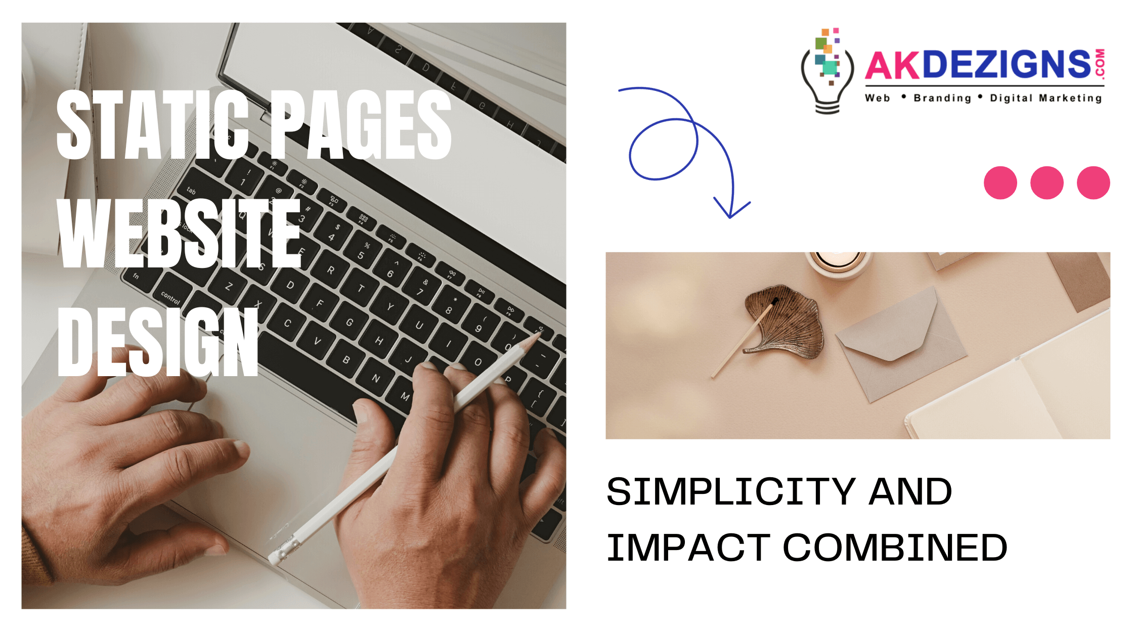 Static Pages Website Design Simplicity and Impact Combined