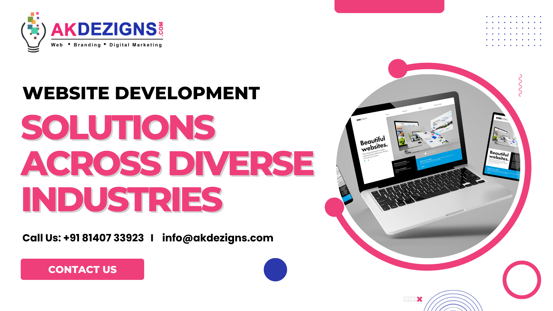 Website Development Solutions Across Diverse Industries